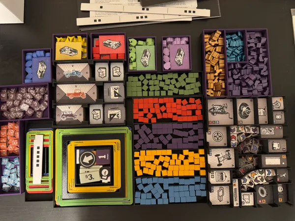 Horseless Carriage Board Game Insert