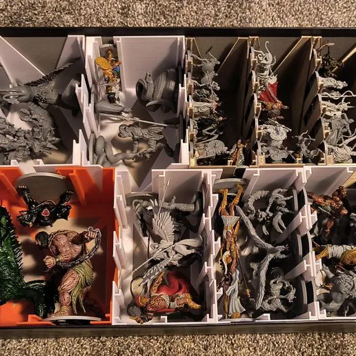 Mythic Battles: Pantheon insert and organizer for "God Pledge" - core & KS extras