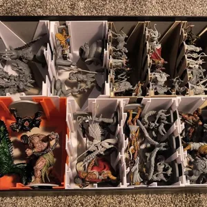 Mythic Battles: Pantheon insert and organizer for "God Pledge" - core & KS extras