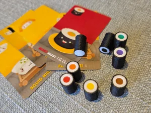 Sushi Go Party Sushi Roll Playing pieces