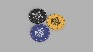 Poker Tokens/Buttons