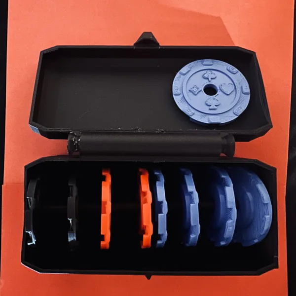 Poker Chips Record Adapter and Box