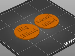 Poker Coins (big blind small blind)