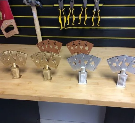 Card or Poker Trophy