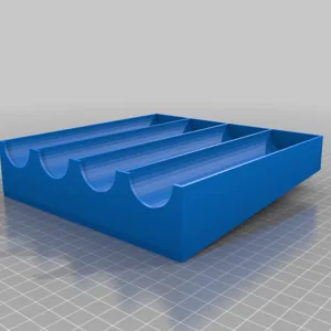 Stackable poker chip trays