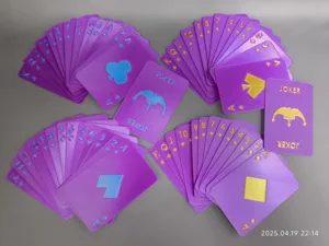 扑克牌多色版-可洗牌-54张/Poker multi-color version - shuffleable -54 cards