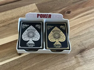 Dual Poker Card Deck Holder