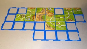 Customisable tile grid for tabletop games such as Carcassonne, Karak, Isle of Skye, Alhambra and many more...
