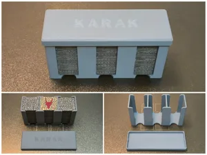 Karak dungeon cards storage