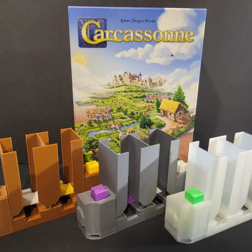Board Gaming Tile Tower and Dispenser - for Carcassonne, Karak, Cacao, and more
