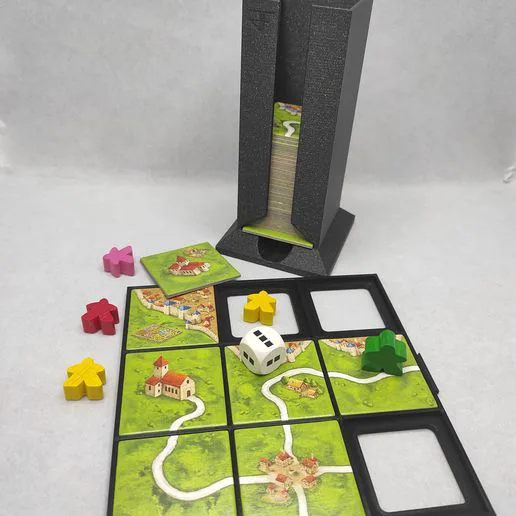 Tile dispenser for board games - Single (Carcassone/Karak)