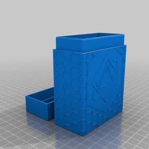 Parametric Scifi Deck Box With Two Netrunner Emblems
