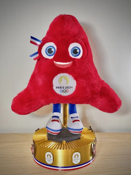 Support bases for Phryge Mascot  - Paris 2024 Olympic and Paralympic Games