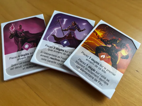 Rangement pour les cartes de RiftForce
