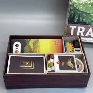 Organizer and Component Upgrades for the Trails Boardgame