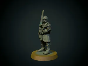 Yet another knight 28mm (supportless, FDM friendly)