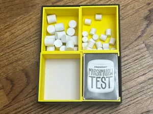Marshmallow Test Card Game 3D Insert
