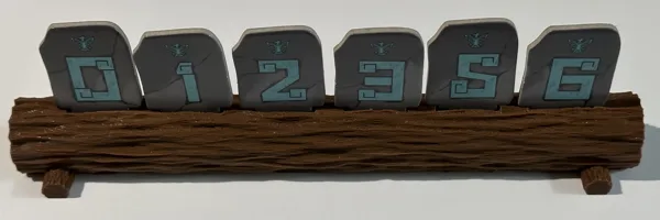 The Lost Code log stone token holder