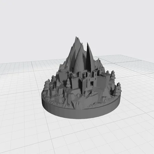 Angmer Orc stronghold, compatible with War of the Ring board game
