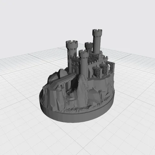 Dark Guldur Orc stronghold, compatible with War of the Ring board game