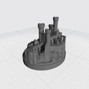 Dark Guldur Orc stronghold, compatible with War of the Ring board game