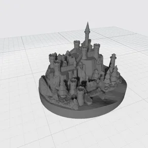 Human Stronghold compatible with Dol Amroth for War of the Ring board game