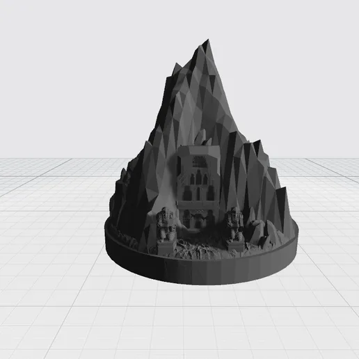 Dwarf stronghold, entrance in Mountain compatible with War of the Ring board game