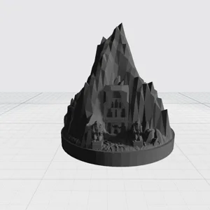 Dwarf stronghold, entrance in Mountain compatible with War of the Ring board game