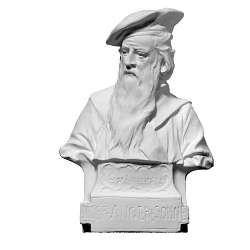 Bust of Gutenberg (Photosculpture)