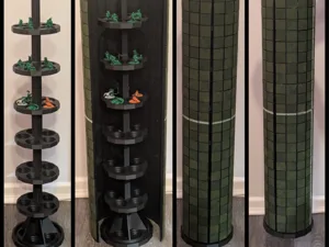 Blood Bowl Rollable Mat with Minatare Storage