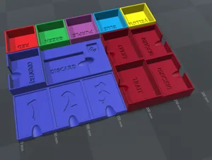 Plague Inc. board Game box Inset and Holders