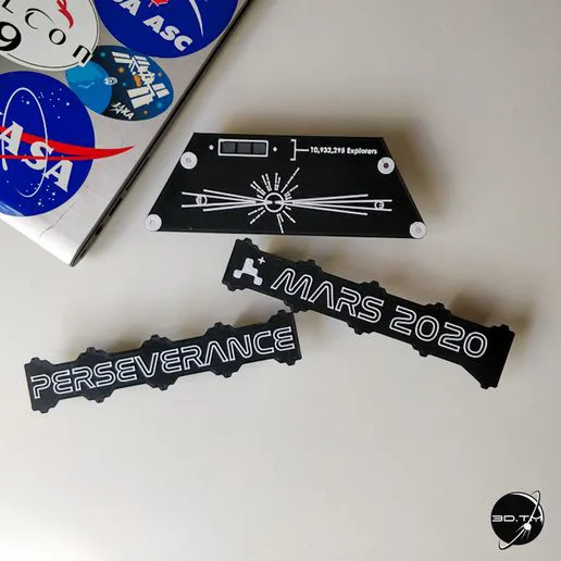 NASA Perseverance Plates