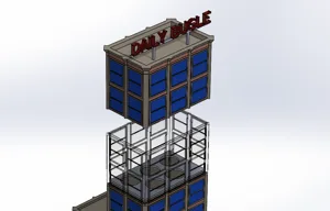 Marvel Crisis Protocol - Daily Bugle Miniature Storage and Terrain