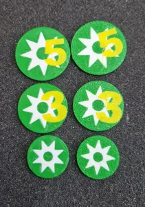 Power Tokens for Marvel Crisis Protocol for AMS