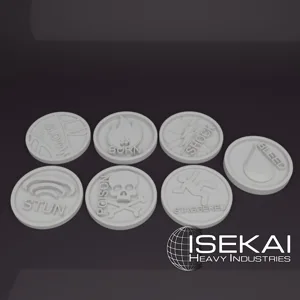 Status Tokens for Marvel: Crisis Protocol