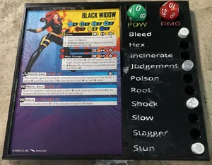 Dashboard for Marvel Crisis Protocol