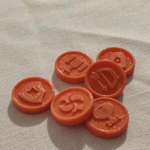 Here to Slay board game - class symbols token