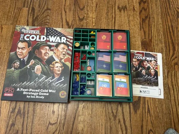 Quartermaster General Cold War Board Game Insert