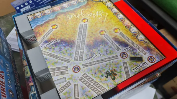 Insert for boardgame Ticket to Ride Map Collection 6: France & Old West V.2