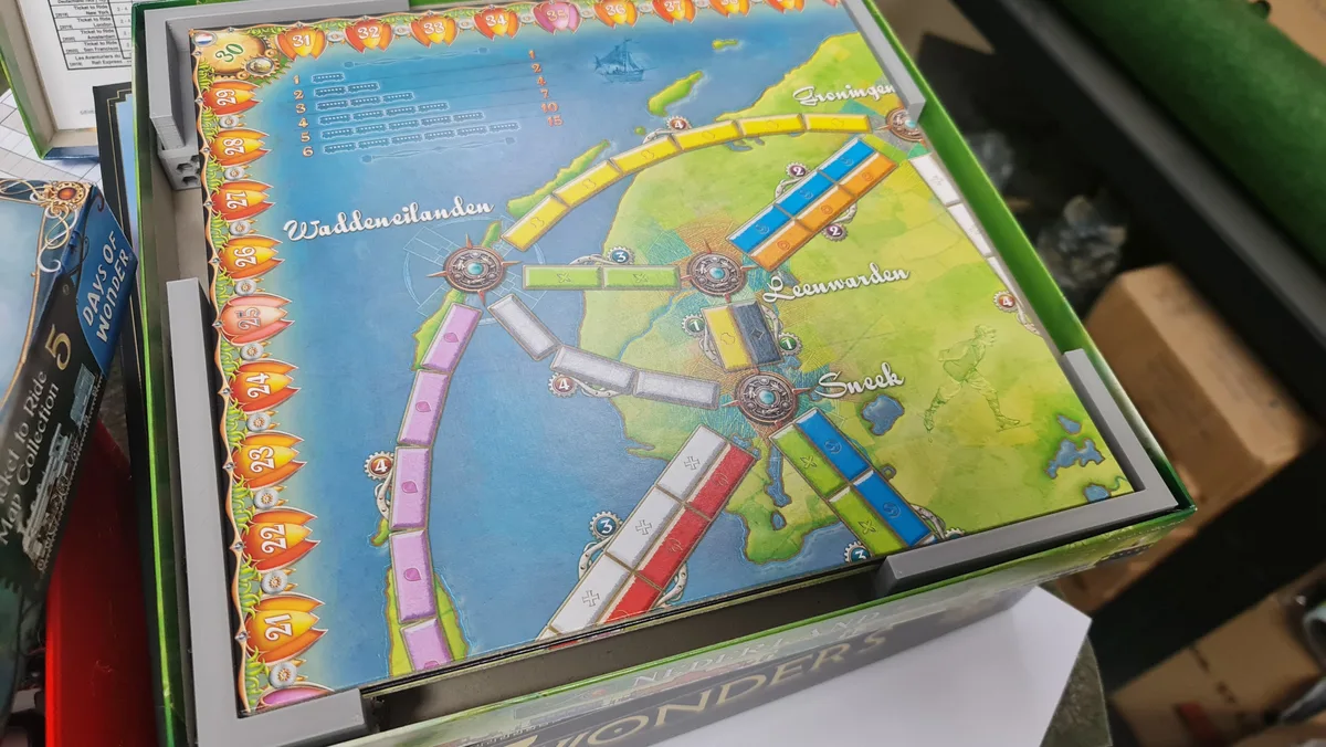 Insert for Ticket to Ride Map Collection 4: Nederland V.2