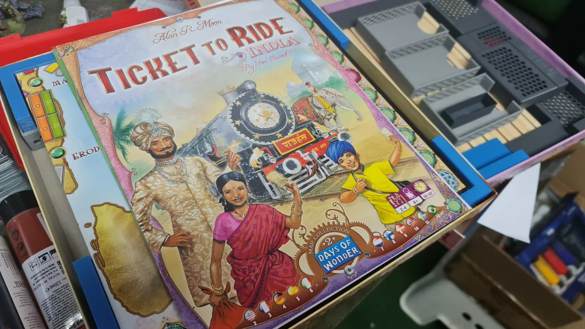 Insert for Ticket to Ride Map Collection 2: India V.2