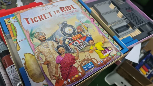 Insert for Ticket to Ride Map Collection 2: India V.2