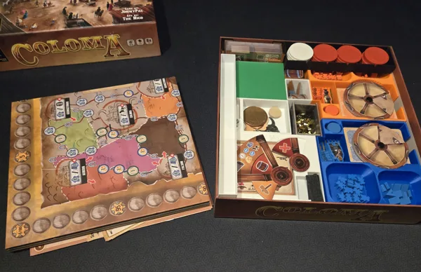 Coloma Board Game Insert