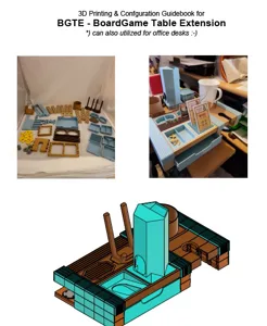 BGTE - BoardGame Table Extension (or office desk extension)
