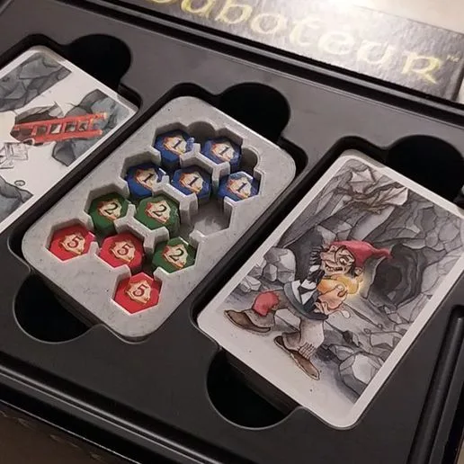 Saboteur Board Game simple insert