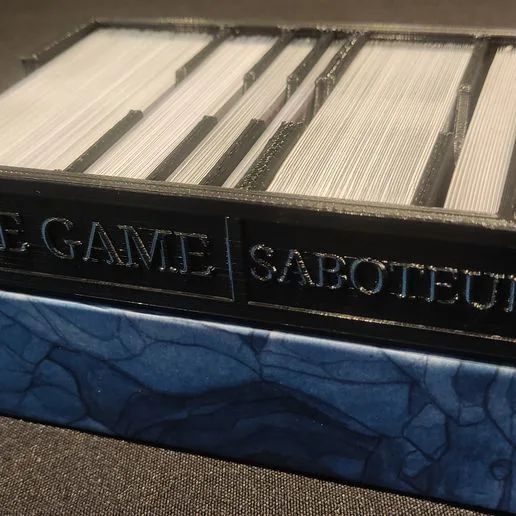 Saboteur + Saboteur 2 expansion - Insert organizer for sleeved cards