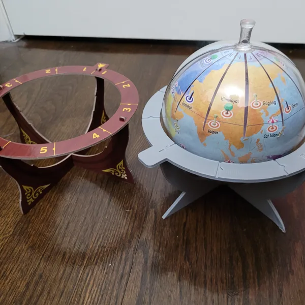Globetrotting stand