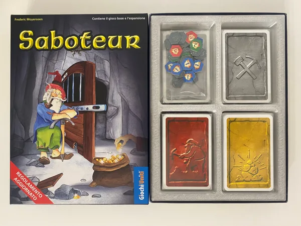 Card organizer for "Saboteur" (Edizione Italiana)