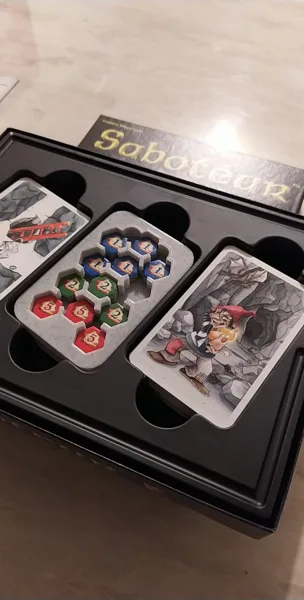Saboteur Board Game simple insert