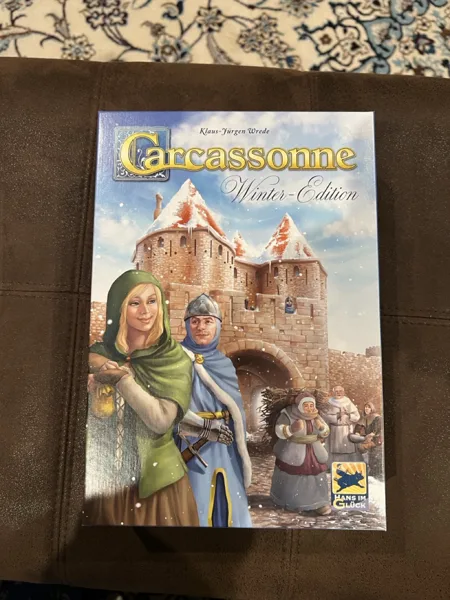 Winter Edition Carcassonne (2024) Game Box Insert